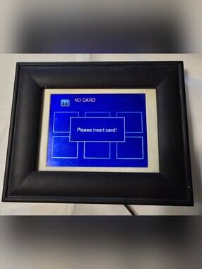 InVion 5.6” Digital Photo Frame DPF-5P106-IUS Black Tested Working w/ Power Cord